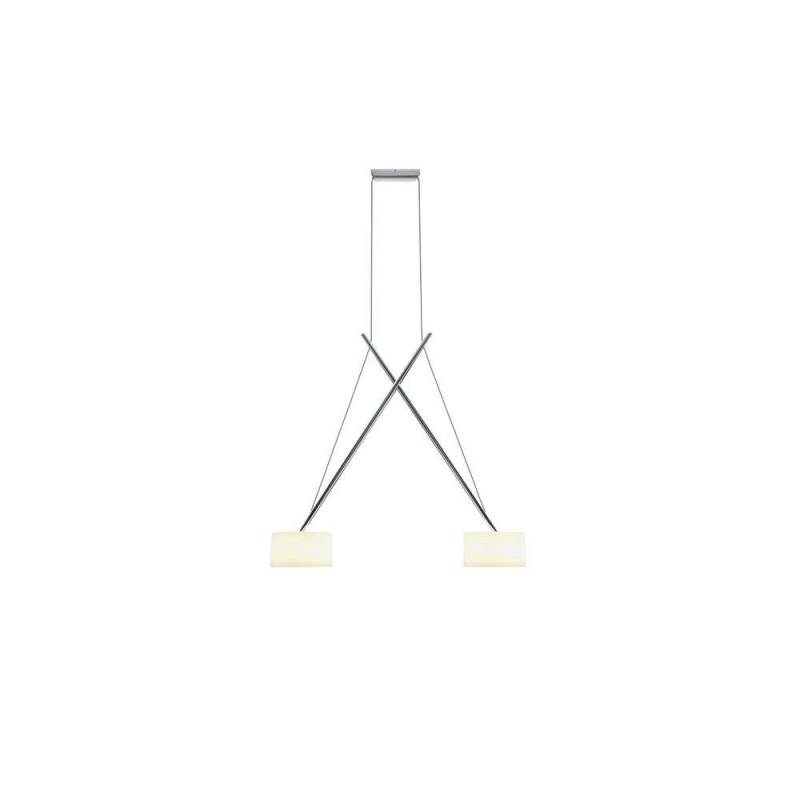 Serien Lighting - Twin LED Pendelleuchte Chrome von Serien Lighting