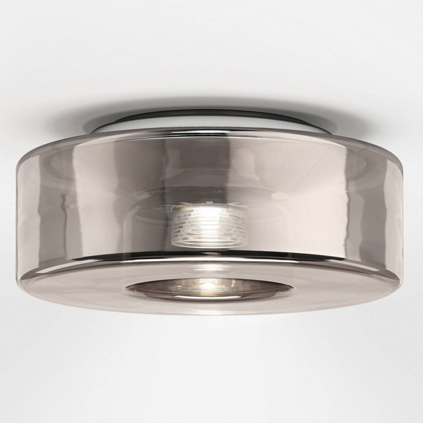 serien.lighting Curling S Decke 2.700K Glas silber von Serien Lighting