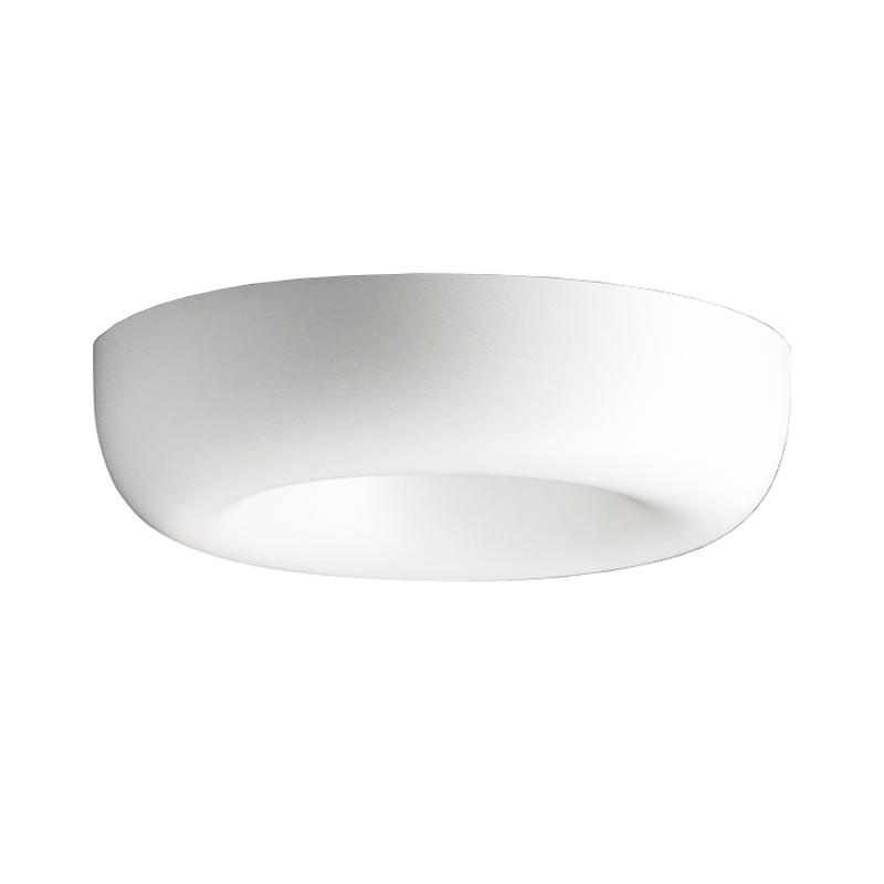 Serien - Cavity Recessed LED Deckenleuchte S - weiß/beschichtet/2700K/1220lm/LED CoB 12W/H 2,3cm/Ø 10cm/Regelung über TRIAC/Phasenabschnittdimmer/CRI. von Serien