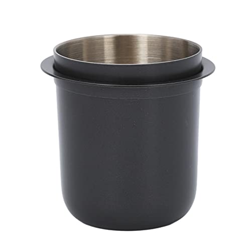 Kaffee-Dosier becher 150ml 58mm Freis prec heinrich tung Edelstahl Universal-Umgekehrtes Kaffeepulver-Tasse Kaffee maschine Kaffeepulver-Zuführung teil für Kaffee-DIY-Werkzeuge(dunkelgrau) von Serlium