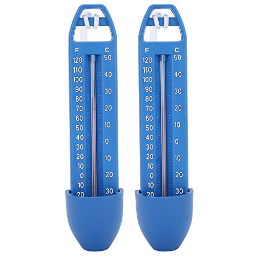 Schwimmbecken-Thermometer, 2 Stück 16,5 X 3,7 cm, Schwimmendes Schwimmbecken-Thermometer Für Schwimmbecken, Spa, Sauna, Heiße Quelle von Serlium