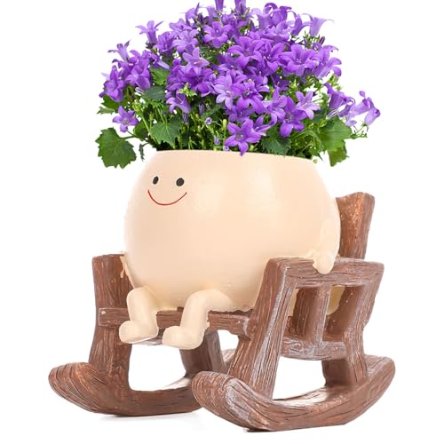 Sertay Niedlicher Gesicht Blumentopf, Blumentopf Hängend, Hängende Blumentöpfe Schaukel Gesicht, Hanging Plant Pot, Übertopf Schaukel Smile Gesicht, Geeignet für Drinnen Oder Draußen, Balkon, Garten Sertay Niedlicher Gesicht Blumentopf, Blumentopf Hängend, Hängende Blumentöpfe Schaukel Gesicht, Hanging Plant Pot, Übertopf Schaukel Smile Gesicht, Geeignet für Drinnen Oder Draußen, Balkon, Garten von Sertay