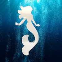 Meerjungfrau Shaped Acryl Spiegel, Mehrere Größen Und Farbige Spiegel Verfügbar, Maßgefertigt Formen Gemacht, Gravur Service von ServeWell