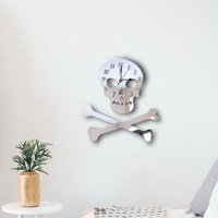 Totenkopf-Acryl-Uhr - Viele Farben Verfügbar | Maßgefertigte Formen Und Größen von ServeWell