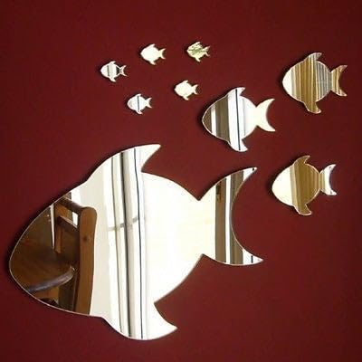 Fischschwarm Wand Spiegel Fischschwarm Wand Spiegel von Servewell