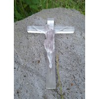 Kruzifix , Jesus Am Kreuz Sla Harzdruck Epoxid Crystal Clear von S3DLempertz