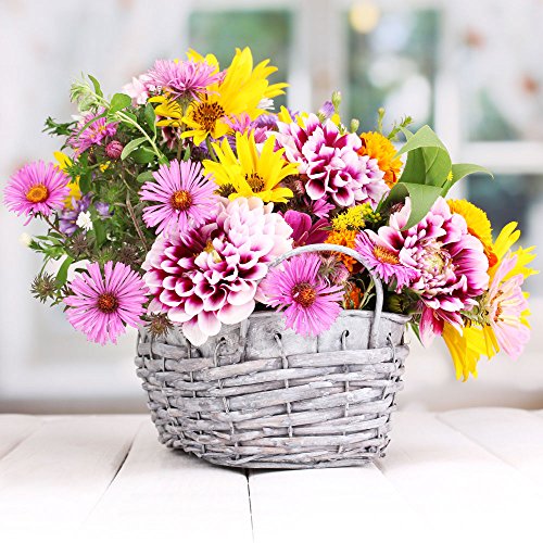 20 Servietten Prächtiger Blumenkorb | Blumen | Frühling | Sommer | Tischdeko 33x33cm von Servietten Blumen