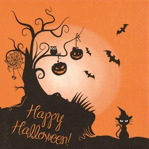 Servietten Halloween 20 Halloweendeko/Fest 33x33cm von Servietten Halloween