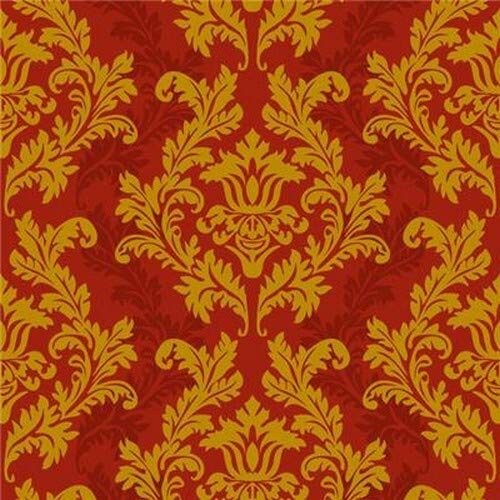 20 Servietten Royale Zeichen gold-rot | Muster | Ornamente | Barock 33x33cm von Serviettenshop