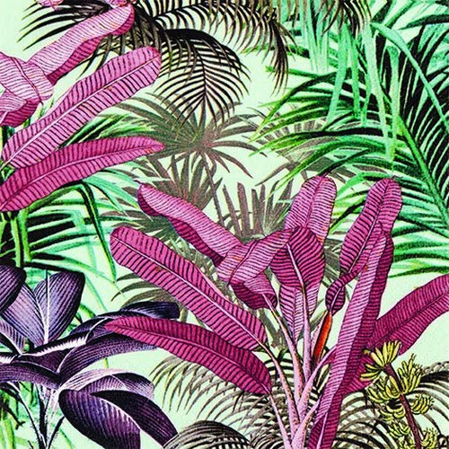 20 Servietten Tropische Pflanzen im Dschungel als Tischdeko 33x33cm von Servietten Natur und Garten