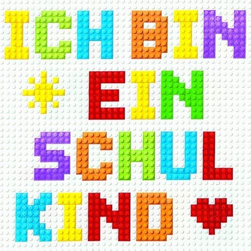 20 Servietten Schulkind als Tischdeko für die Einschulung, bzw. Schulanfang 33x33cm von KOMIRO