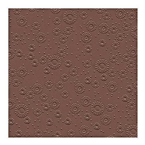 Servietten Moments uni brown 25 x 25 cm, 16 Stück (Papierservietten) von Servietten Trend