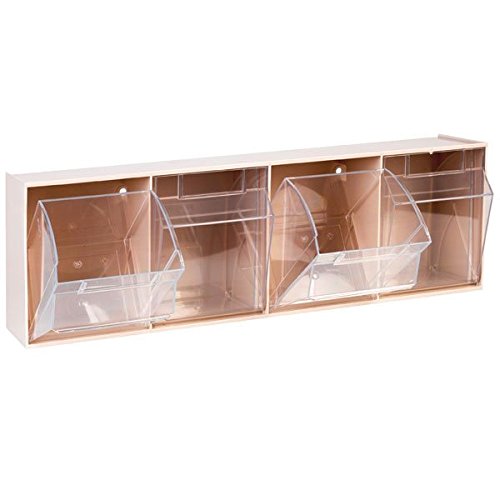Servoprax 1202W Spritzen- und Kanülenspender, 5 Fächer, Maße 600 mm x 100 mm x 160 mm (B x T x H), klein, Weiß von Servoprax