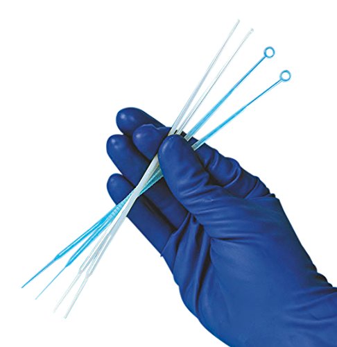 Servoprax 131018 Impfschlingen, gammasteril mit Nadel und Schlinge, groß, Durchmesser 10 µL, Blau (20-er Pack) von Servoprax