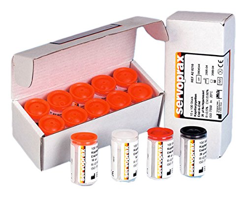 Servoprax A2 0224 End to End Kapillarpipetten, Standardgrössen, nicht heparinisiert, 10 µL (1000-er Pack) von Servoprax