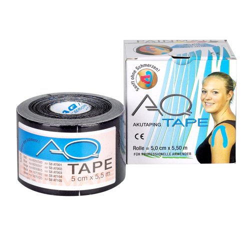 Servoprax S8 AT104 Aq Tape (5 cm x 5.5 m), Schwarz von Servoprax