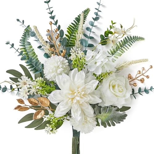 Serwalin 33 Pcs künstliche Flowers Bouquets, 19'' Silk Flowers Arrangements for DIY Table Centerpieces Home Decor and Wedding Party Decorations von Serwalin