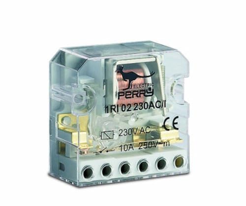 Sesam 1RI 01230/AC/I Elektromechanischer Stromstoßschalter 230 VAC, UP, 1 Schließer von Perry