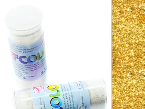 Sescha Farbschmelzpulver von EFCO in Glitter/Gold - 10ml Dose von Sescha