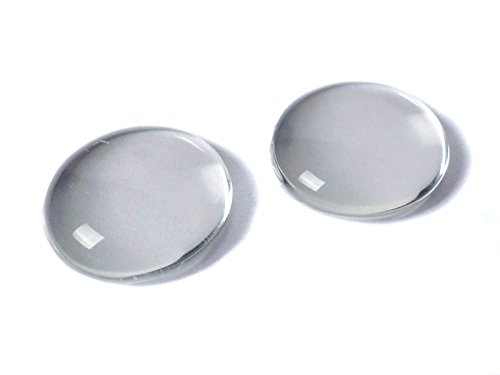 Glas Cabochons/Glaslinse “Rund“ 25 mm - 10 Stück von Sescha