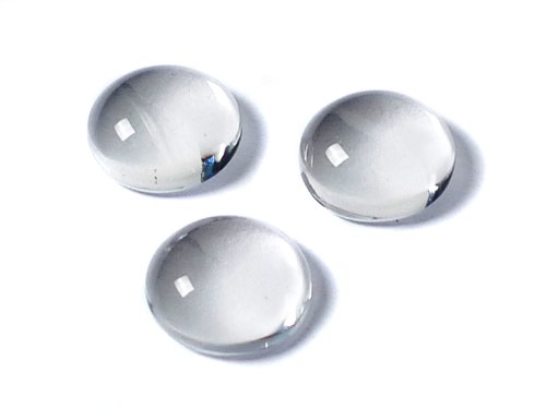 Glas Cabochons “Rund“ 14 mm Durchmesser - 50 Stück Glas Cabochons “Rund“ 14 mm Durchmesser - 50 Stück von Sescha