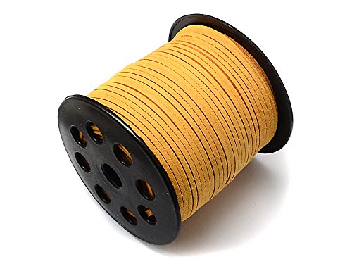 Sescha Alcantaraband/Velourband in Orange 3mm Breite - 5 Meter Sescha Alcantaraband/Velourband in Orange 3mm Breite - 5 Meter von Sescha