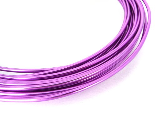 Sescha Aluminium Draht in lila 1,5 mm - 6 Meter von Sescha