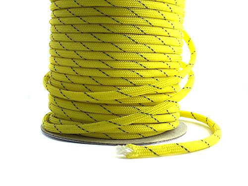 Sescha Paracord Flechtschnur von EFCO 4mm, reflektierend in gelb - 5 Meter von Sescha