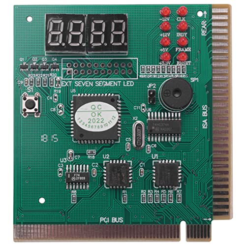 Sessleger Diagnosekarte für PC-Mainboard, Post, PCI/ISA, 4-stellig von Sessleger