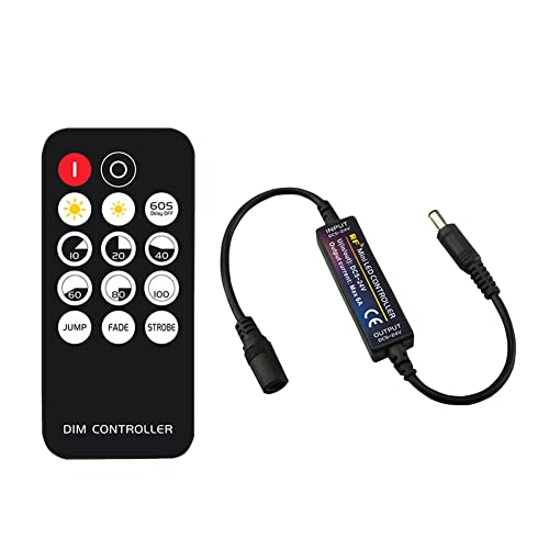 Sessleger Fernbedienung LED DC5V-24V Dimmer Teil Zubehör 14-Key Dimmbar Anschluss Schalter für LED Strip Light Sessleger Fernbedienung LED DC5V-24V Dimmer Teil Zubehör 14-Key Dimmbar Anschluss Schalter für LED Strip Light von Sessleger