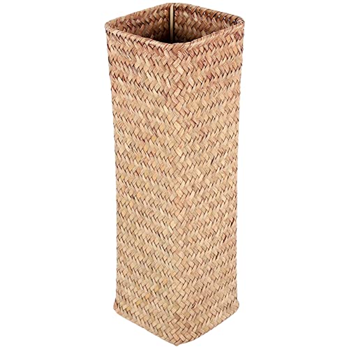 Sessleger Rattan Blumen Vase Aus Bambus KöRbe Dekoration Blumen Obst Korb Blumen Vase Hohe für zu Hause von Sessleger