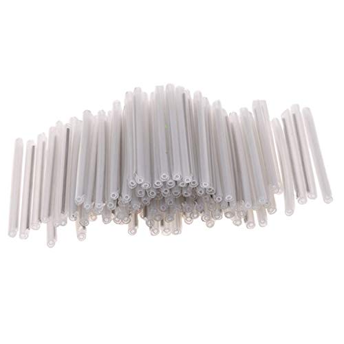 Sessleger Schrumpfschlauch, Glasfaser, transparent, Schrumpfschlauch, 2,5 mm, 100 Stück von Sessleger