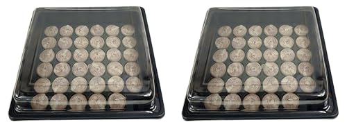 2 x Anzuchtset Anzucht Gewächshaus mit je 35 Quelltabs Quelltabletten von Sesua
