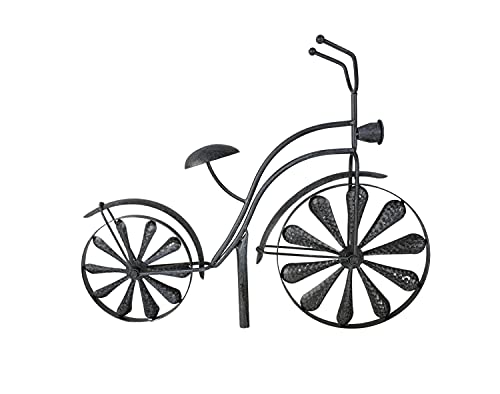 Sesua Metall Gartenstab Fahrrad Silber 160 cm Gartenstecker von Sesua