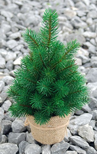 Mini - Weihnachtsbaum Tannenbaum Christbaum 33 cm sehr echt wirkend von Sesua