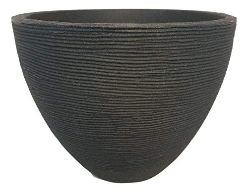 Sesua Pflanzkübel Rillentopf anthrazit aus Kunststoff 40 x 31 cm Sesua Pflanzkübel Rillentopf anthrazit aus Kunststoff 40 x 31 cm von Sesua