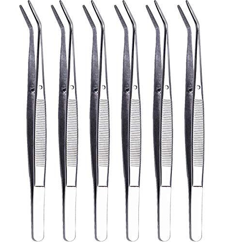 6 Stück Nähmaschinen-Pinzetten College-Pinzetten aus Edelstahl 15,2 cm Sergerpinzette mit gezackten Spitzen gezackt gebogen Pinzetten Spitzen 6 Stück Nähmaschinen-Pinzetten College-Pinzetten aus Edelstahl 15,2 cm Sergerpinzette mit gezackten Spitzen gezackt gebogen Pinzetten Spitzen von Sesyomr