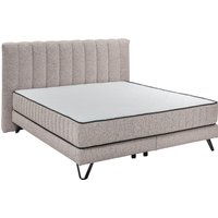 set one by Musterring Boxspringbett "Baldwin", Liegefläche 180 x 200 cm, Duo-Matratze, Kopfteil mit Steifensteppung von Set One By Musterring