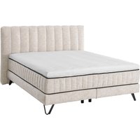 set one by Musterring Boxspringbett "Baldwin", Liegefläche 180 x 200 cm, Duo-Matratze, Kopfteil mit Steifensteppung von Set One By Musterring