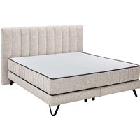 set one by Musterring Boxspringbett "Baldwin", Liegefläche 180 x 200 cm, Duo-Matratze, Kopfteil mit Steifensteppung von Set One By Musterring