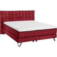set one by Musterring Boxspringbett "Baldwin", mit Duo-Matratze, Kopfteil mit quadratischer Steppung, 180 x 200 cm von Set One By Musterring