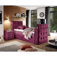 set one by Musterring Boxspringbett "Richmond", mit Duo-Matratze (H2/H3), versenkbarer TV-Halterung (bis 40 Zoll) und Fernbedienung. Wahlweise mit/ohne Bettkasten set one by Musterring Boxspringbett "Richmond", mit Duo-Matratze (H2/H3), versenkbarer TV-Halterung (bis 40 Zoll) und Fernbedienung. Wahlweise mit/ohne Bettkasten von Set One By Musterring