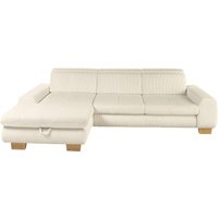 set one by Musterring Ecksofa "SO 3400, Cord, Sitzhöhe 47cm oder 49cm, inkl. Sitztiefenverstellung", mit Canape und verschiedenen Funktionen, Kaltschaum, B307 x T195 cm von Set One By Musterring