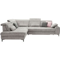 set one by Musterring Ecksofa "SO 3400, Komfortsitzhöhe 47cm oder 49cm, inkl. Sitztiefenverstellung", verschiedene Funktionen, Kaltschaumpolsterung, Stellmaße 220 x 317 cm von Set One By Musterring