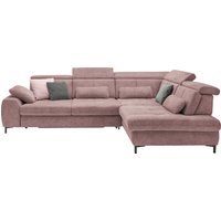 set one by Musterring Ecksofa "SO 3400, Komfortsitzhöhe 47cm oder 49cm, inkl. Sitztiefenverstellung", verschiedene Funktionen, Kaltschaumpolsterung, Stellmaße 220 x 317 cm von Set One By Musterring