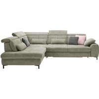 set one by Musterring Ecksofa "SO 3400, Komfortsitzhöhe 47cm oder 49cm, inkl. Sitztiefenverstellung", verschiedene Funktionen, Kaltschaumpolsterung, Stellmaße 220 x 317 cm von Set One By Musterring