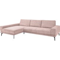 set one by Musterring Ecksofa "SO 3600 optimaler Sitzkomfort in Federkern o. Kaltschaum, 2 Sitzhöhen", Sitzhöhe 42 cm, Federkern, B 293 x T 180 cm, Kama rose von Set One By Musterring
