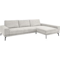 set one by Musterring Ecksofa "SO 3600 optimaler Sitzkomfort in Federkern o. Kaltschaum, 2 Sitzhöhen", Sitzhöhe 42 cm, Federkern, B 293 x T 180 cm, Kama silver von Set One By Musterring