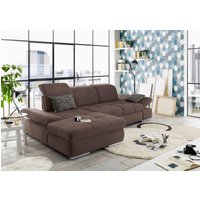 set one by Musterring Ecksofa "SO4100 V", mit verstellbaren Kopfteilen, wahlweise mit Funktionen, Cord-Bezug von Set One By Musterring