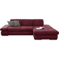 set one by Musterring Ecksofa "SO4100 V", mit verstellbaren Kopfteilen, wahlweise mit Funktionen, Cord-Bezug von Set One By Musterring